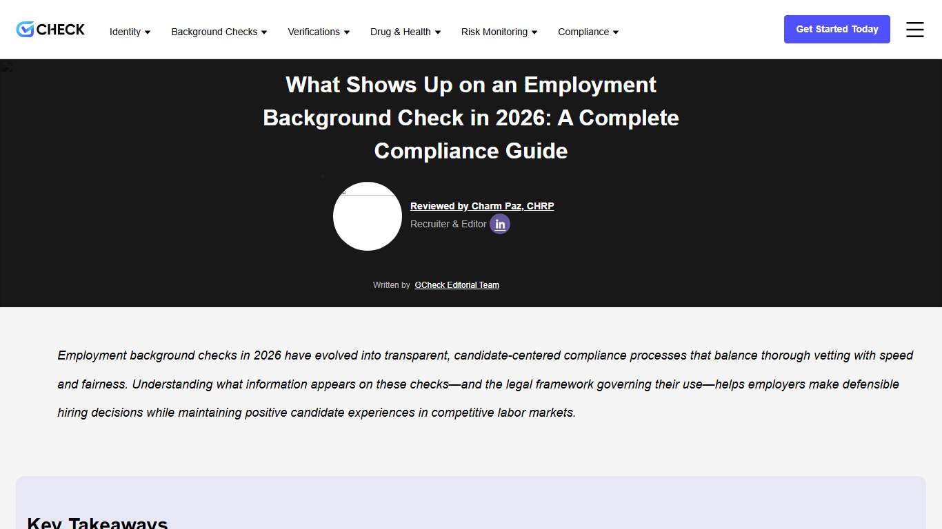 What Shows Up on an Employment Background Check in 2026